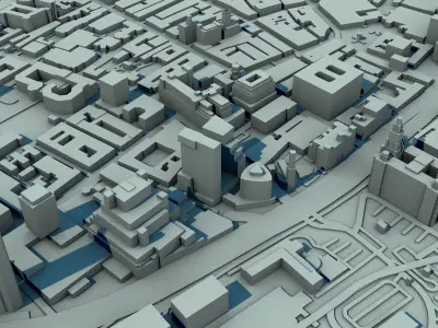 Liverpool City England United Kingdom 3D print model