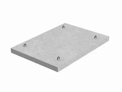 Concrete Panel 3D model