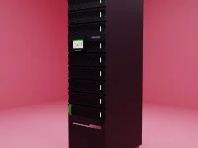 Socomec Modular Online UPS for Industrial  Data Center Use 3D model
