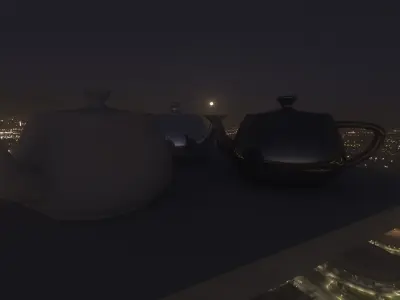 HDR - Night Suburb 2 3D model