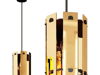 Hanging Chandelier PZE PZE0013 Hanging lamp 3D model