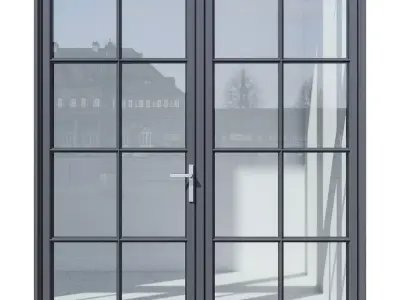 Reynaers Slim Line-38 Low-poly 3D model