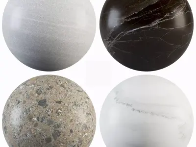 Marble 35 - WeakUP-Terrazzo-Light Cloud Texture