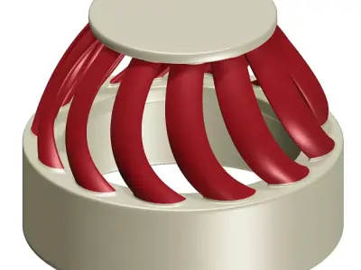 Kids Roof Ventilator Toy 3D model