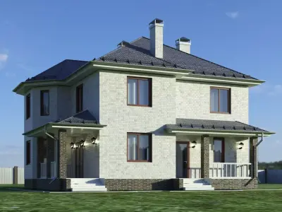 Big House Cottage 3D model