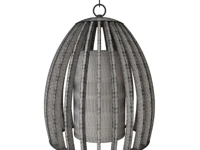 Currey and Company - Carling Pendant Light 3D model