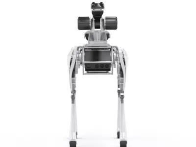 boston dynamics dog robot 3d model vray 3D model