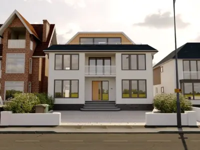 New Build House England 3D model