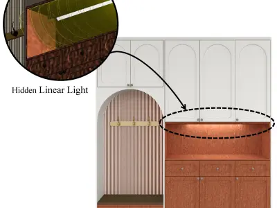 Parametric Entryway Closet and Shoe Rack Revit Family 3D model