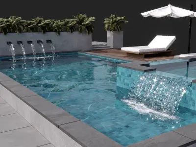 SWIMMING POOL NO83 A 3D model
