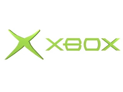 Xbox 2001 Logo v1 003 Free low-poly 3D model