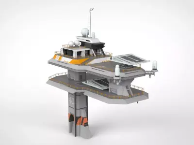 radar platform 3 3D model