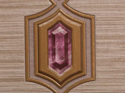 Gilded Gem Trellis Wallpaper  Texture