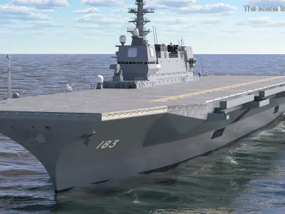  Izumo Class Japan Helicopter Carrier 