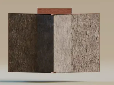 Traditional Houses - Rumah Sunda Capit Gunting Low-poly 3D model