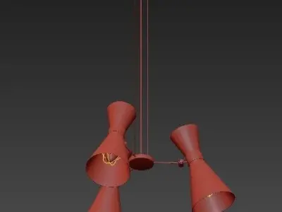 Delightfull cairo chandelier 3 lamp 3D model