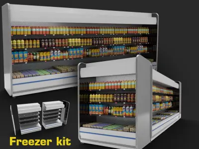 Shop and store builder pack - modular environment elements