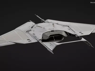 Sci-Fi Spying UAV 3D model