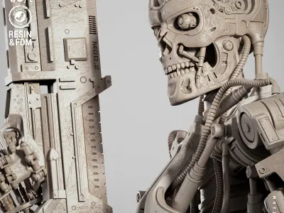 Wicked Movies T-800 Sculpture 3D print model