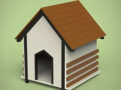 Dog house 3D model