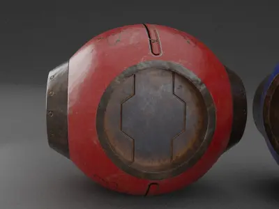 Sci fi Sphere 3D model