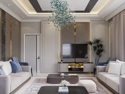 Modern Reception Free 3D model