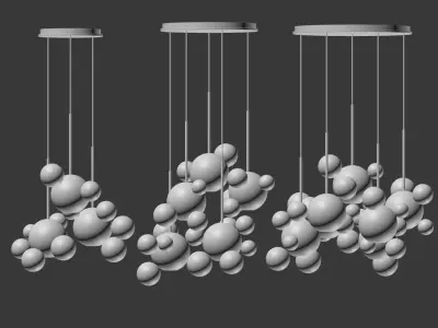 Giopato Coombes Bolle Circular 14 24 34 Bubbles Set 3D model