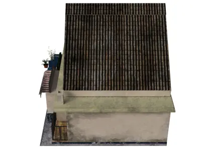 Indonesia Heritage House 7 Low-poly 3D model