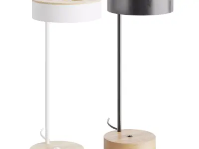 Table lamp MidCentury 3D model