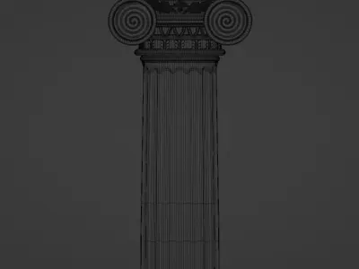 Coloumn column 3D model