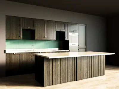 64-Kitchen4 texture 6 3D model