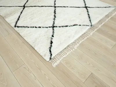 Berber rug from Morocco 3D model