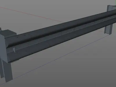 Guard Rail 3D model