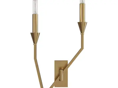 Hudson Valley Archie Right Wall Sconce Low-poly 3D model