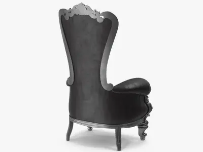  Throne Chair Black 