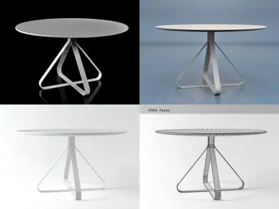 Fjord Table 0SA 3D model