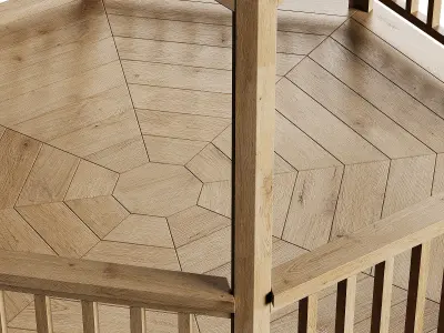 HEARTLAND 10 FT GAZEBO W FLOOR 3D model