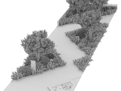 Town Square 4 3D model