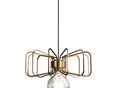 Daisy Pendant Light Low-poly 3D model