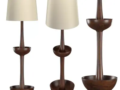 Karaba Floor Lamp India Mahdavi 3D model
