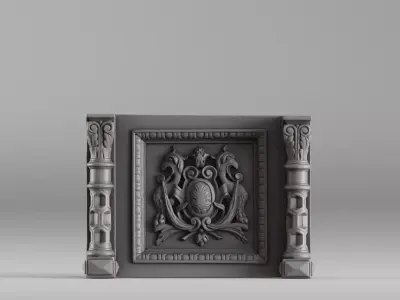 001582 Architectural Element 3D print model