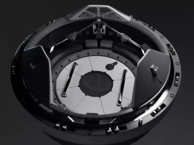 Docking adapter 3D model