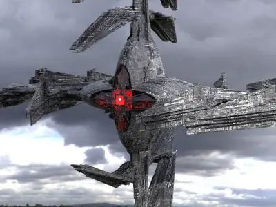 Sci-Fi Ocean Diver Ship  3D model