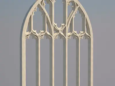 Gothic Window Type 2 model 3D model
