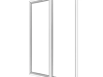 White Window 18 3D model