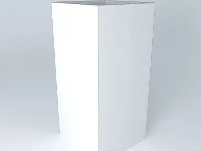 Bathroom Shower Enclosed Stall 3D model