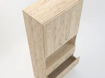 Wooden Cabinet 33 3D model