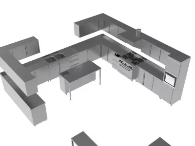 KITCHEN 67 3D model
