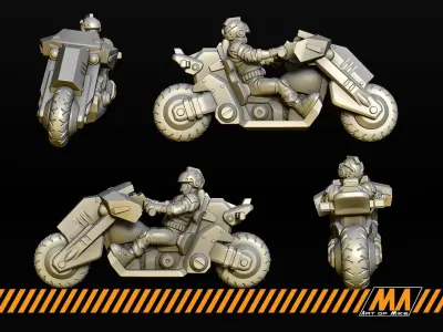 Biker Boys 3D print model
