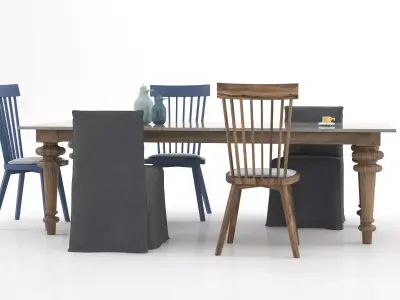 Dining Set 156 3D model